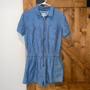 Denim Romper